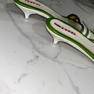 Vintage pre loved Prada kitten heels